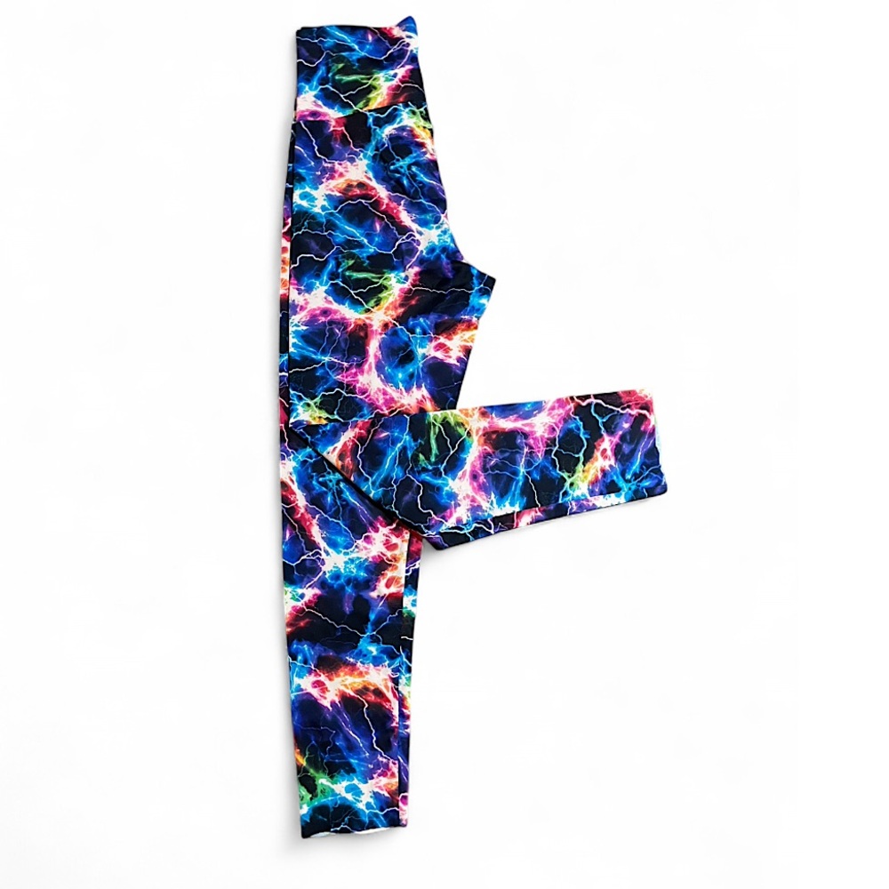 Colorful Lightning Leggings •Peridot Clothing•
